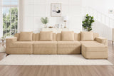 MARTHA 153" 4-Seater Sofa with 1 Ottoman