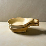 Rabbit Shaped Ceramic Sauce Dish Rustic Bowl
