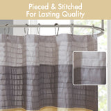 Faux Silk Dupioni Shower Curtain, Yellow