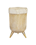 Corda Champagne Accent Table