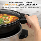 4QT Programmable Slow Cooker with Locking Lid