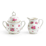 Grace Teaware Rose Bud Mini Sugar & Creamer Set