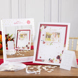 Wedding Guest Book Alternative - Burgundy Blush Floral