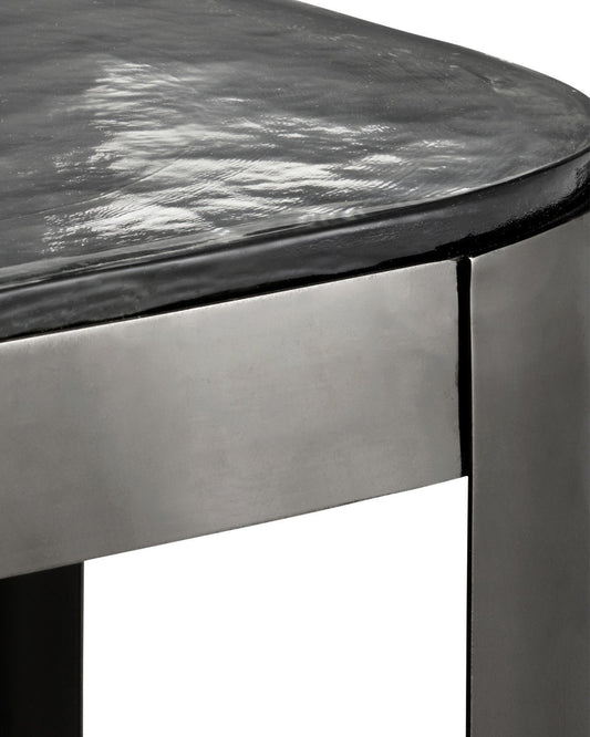 Sev Graphite Accent Table