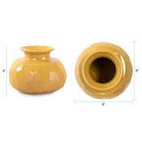 Golden Bee Ceramic Vase- Small