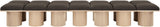 Pavilion - 14 Piece Modular Bench With Natural Base