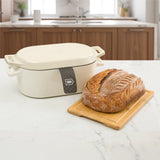 Kook 5 Qt Enameled Cast Iron Dutch Oven with Lid