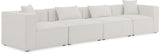 Cube - Linen Modular 4 Seat Sofa