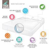 Solid Micro Fleece Sheet Set, Blush