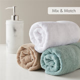 500GSM Turkish Cotton Quick Dry Plush Towel Set, Light Grey