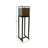Augustus Smoke Glass Pedestal - Small