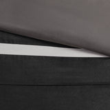 Vera Microsuede 7-Piece Comforter Set, Black