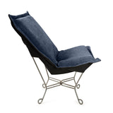 Komodo Navy Puff Chair and Frame