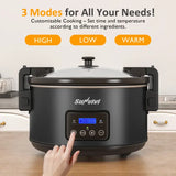 Wholesale 8.5 Quart Programmable Slow Cooker, Multi-Cooker Food Warmer