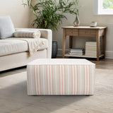 Indoor/Outdoor Universal Square Ottoman Dune Terra Cover Only
