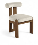 Arienzo - Performance Fabric Upholstered Dining Chair (Set of 2) - Walnut Base