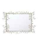 Forget-Me-Not Silver Rectangular Mirror