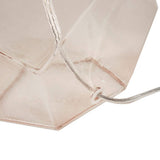 Pink Clear Glass Base Table Lamp For Living Room Bedroom