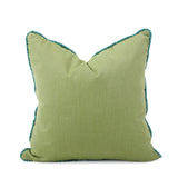 20 x 20 Outdoor Pillow with Dec Cord- Seascape Moss- Down Alternative Insert
