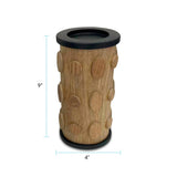 Robin Baron Winfield Wooden Candle Holder- Large