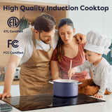 CIARRA Powerful Set: 30 Inch Wall Mount Range Hood + 30 Inch Built-In Induction Cooktop（CAS75206P+CABIH304B）