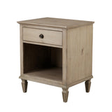 European Country Style Farmhouse Classic Nightstand