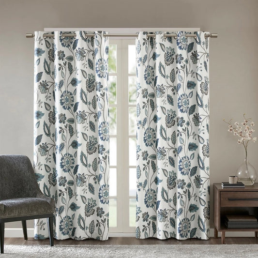 Botanical Room Darkening Window Curtain