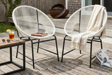 LARIN Outdoor Wicker Chair Set Of 2