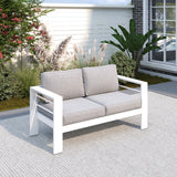 Outdoor Loveseat Aluminum Patio Furniture Sofa