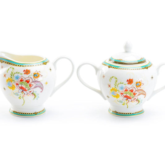 Grace Teaware Emperor's Garden Sugar & Creamer Set