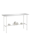 Sisalana White Console Table