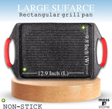 Moss & Stone 18-Inch Nonstick Griddle Grill Pan