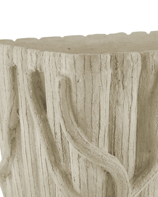 Rectangular Faux Bois Planter