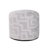 Indoor/Outdoor Pouf Tall Syros Fog