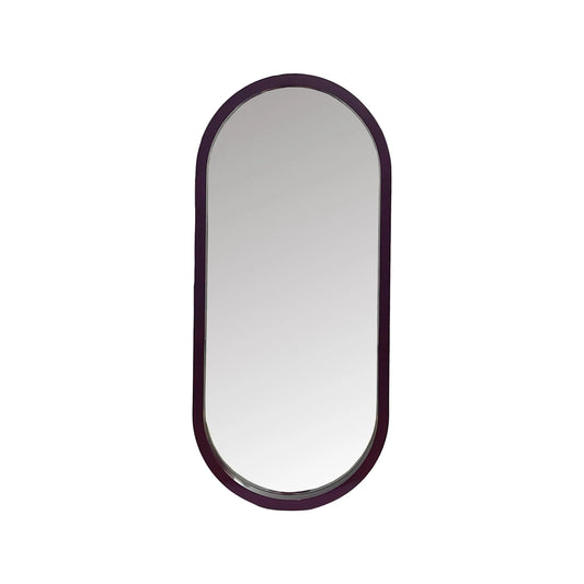 Osman Glossy Cherry Lacquer Wall Mirror