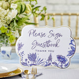 Blue Willow Décor Sign Kit (Set of 8)