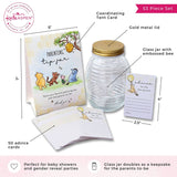 Honey Bear Baby Shower Advice Card Tip Jar Set
