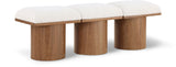 Pavilion - 3 Piece Modular Bench With Brown Base