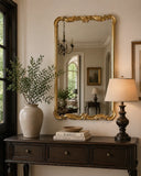 Asbille Gold Wall Mirror