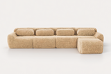 MELLOW 149" 4-Seater Sofa with 1 Ottoman