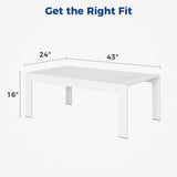 Aluminum Outdoor Furniture Patio Coffee Table