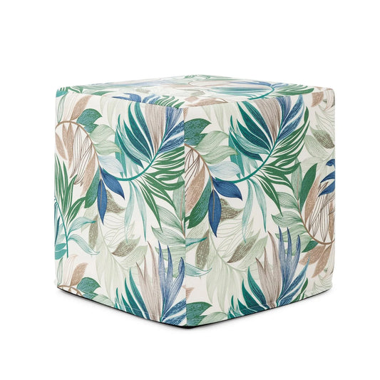 Indoor/Outdoor No Tip Block - Fern Indigo