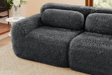 MELLOW 149" 4-Seater Sofa with 2 Ottomans