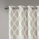 Ikat Blackout Window Panel, Taupe