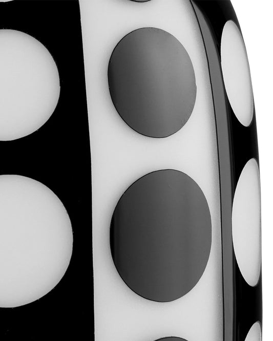 Cicero Large Black & White Vase
