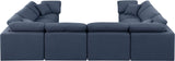 Indulge - Linen 8 Piece Modular Cloud Sectional Sofa