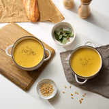 Kook Ceramic Soup Bowls with Handles, Set of 4