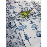 French Home Tropical Garden Table Runner - Indigo and Sky