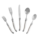 Laguiole 20-Piece Stainless Steel Flatware Set For 4, Pewter