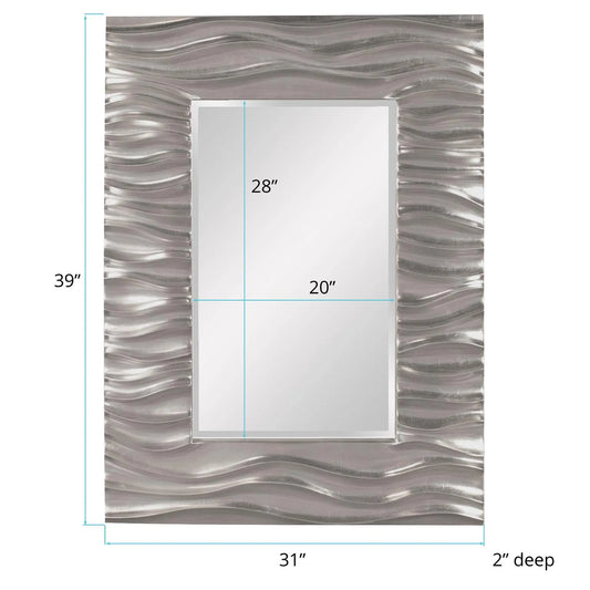 Zenith Mirror - Glossy Nickel